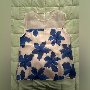 Rebecca Taylor Floral Organza Blouse